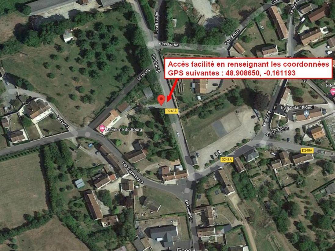 Bed and Breakfast La Ferme Du Bourg Eraines Экстерьер фото